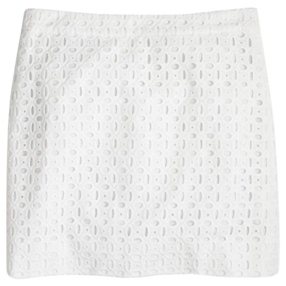 J.Crew Vintage white eyelet skirt